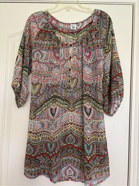 Jockey Multicolor Paisley Tunic Top